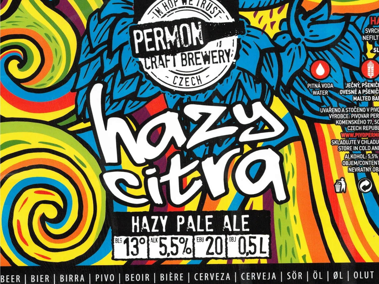 Citra 13° — Hazy Pale Ale, Permon