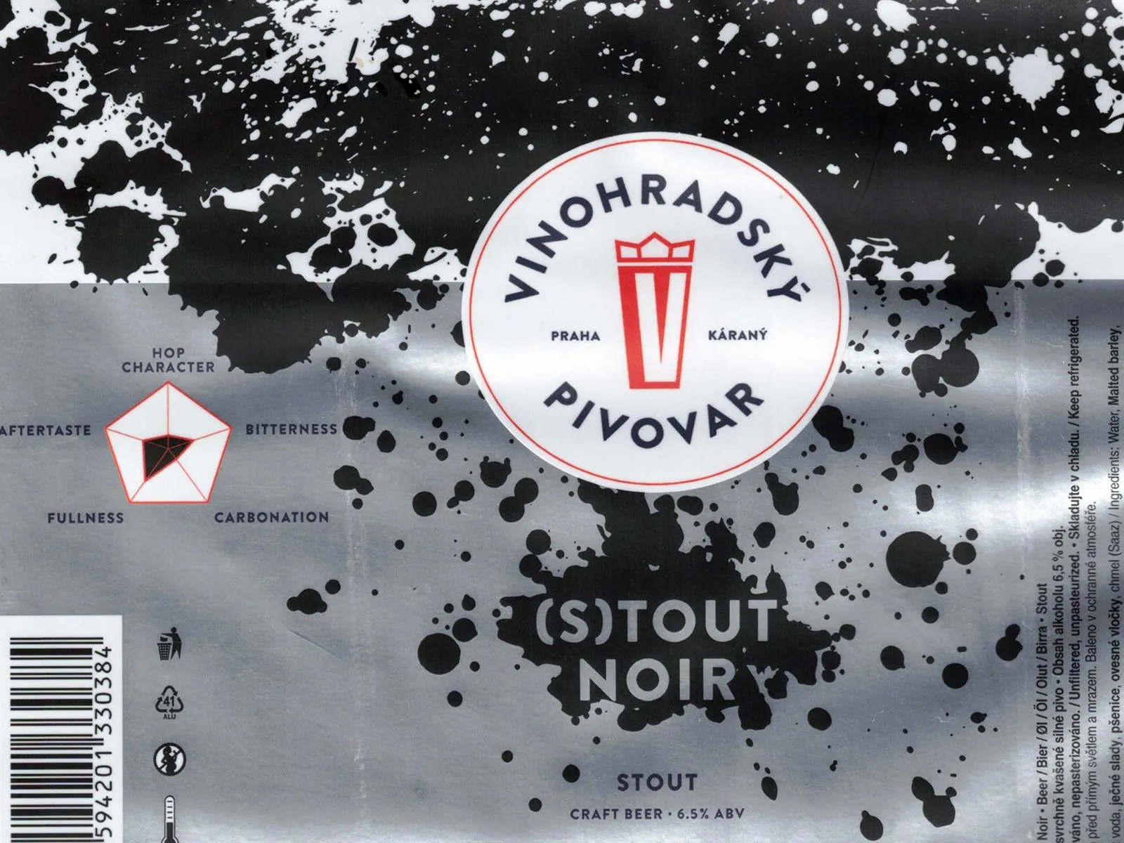 (S)Tout Noir 15° — Stout, Vinohradský pivovar