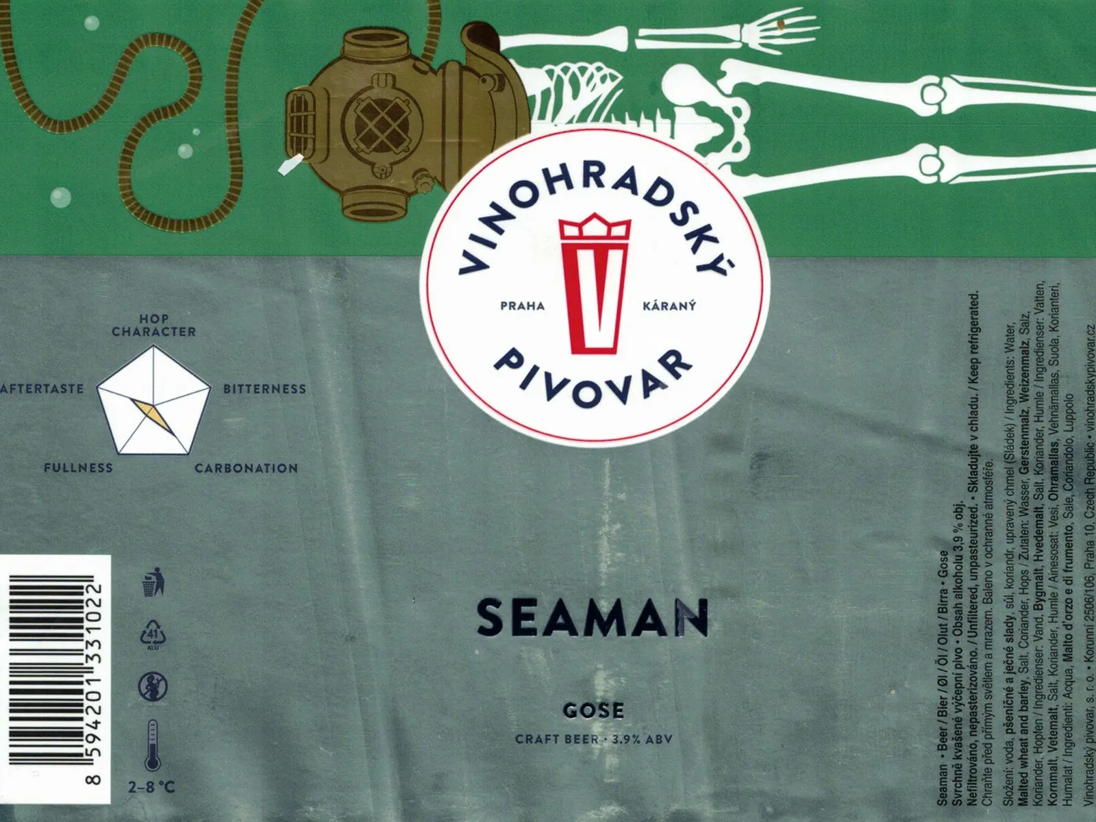 Seaman 10° — Gose, Vinohradský pivovar