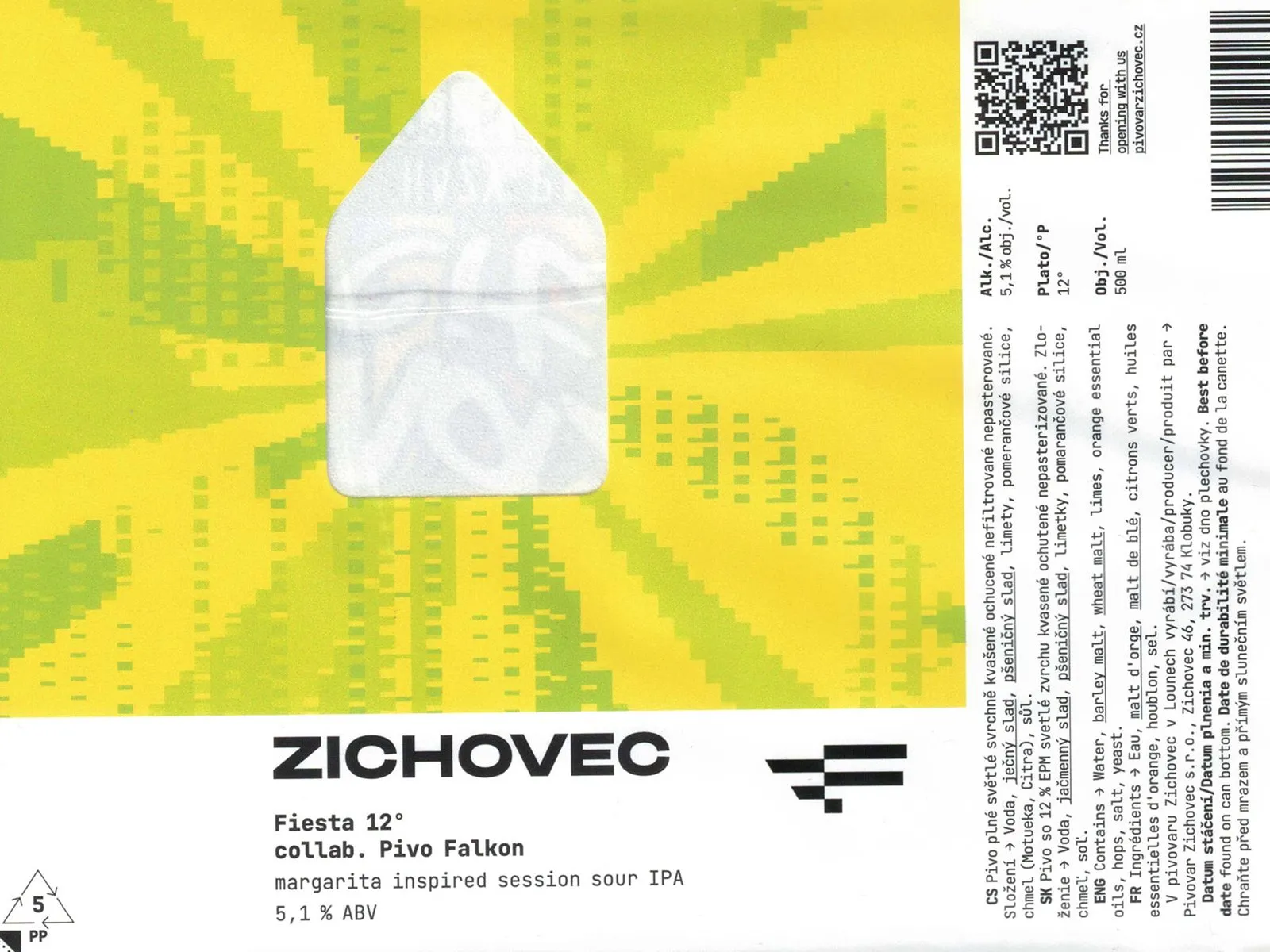 Fiesta 12° — Session Sour IPA, Zichovec