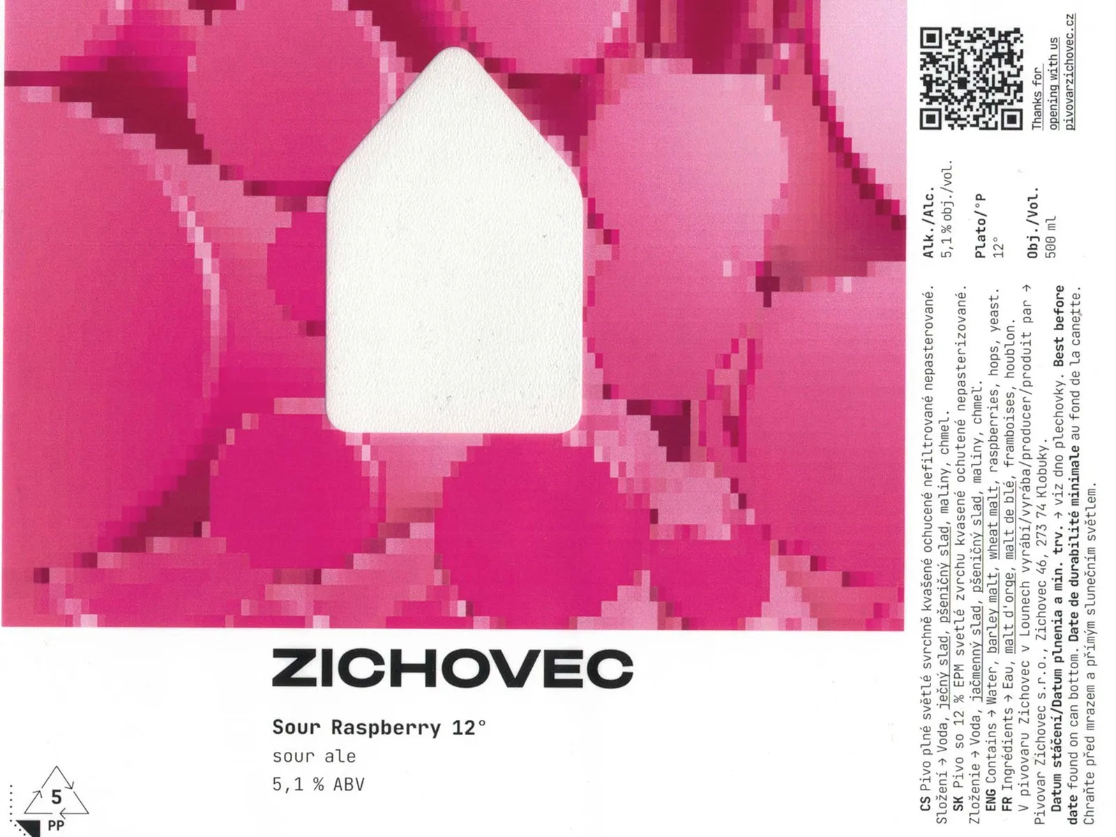 Sour Raspberry 12° — Sour Ale, Zichovec