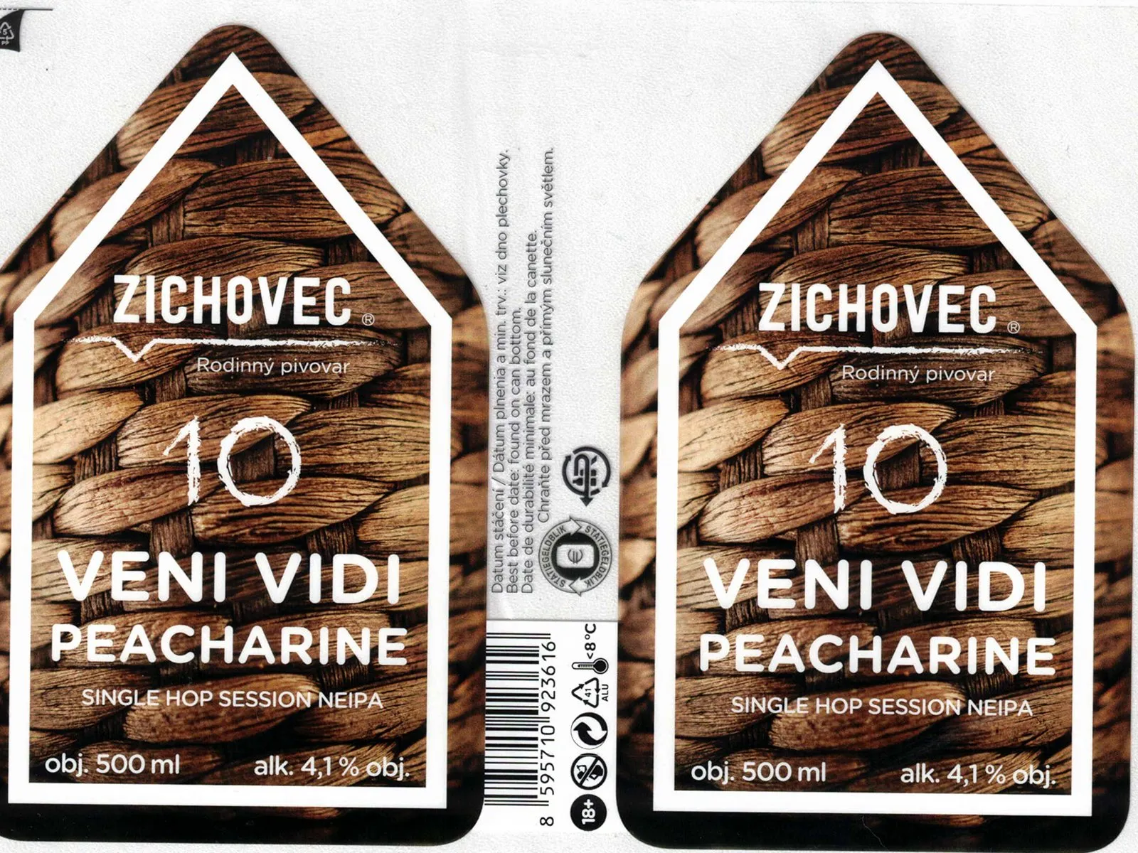 Veni Vidi Peacharine 10° — Single Hop Session Neipa, Zichovec